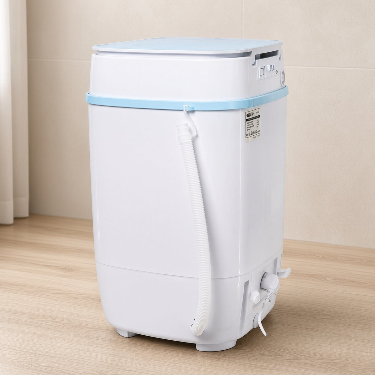 Mini machine à laver semi automatique Smart Technology – 5KG – 210W – Lavage et essorage – Essorage 1KG – STMLS-5K